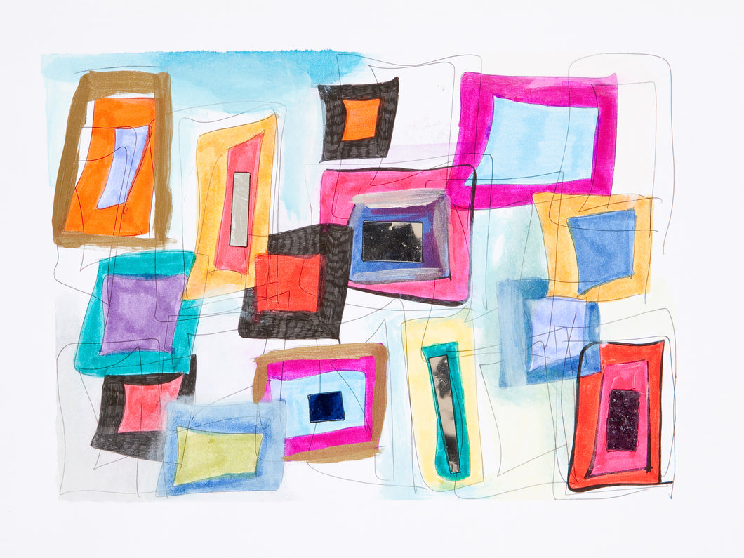 Patchwork XI (Framed)
