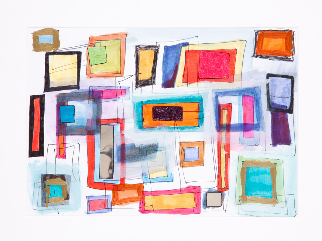 Patchwork XII (Framed)